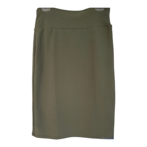 Stretch green‎ pencil skirt